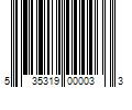 Barcode Image for UPC code 535319000033