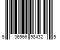 Barcode Image for UPC code 536966984325