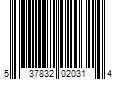 Barcode Image for UPC code 537832020314