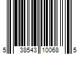 Barcode Image for UPC code 538543100685