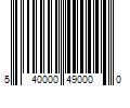 Barcode Image for UPC code 540000490000