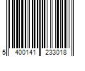 Barcode Image for UPC code 5400141233018