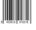 Barcode Image for UPC code 5400818918316