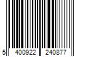 Barcode Image for UPC code 5400922240877