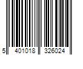 Barcode Image for UPC code 5401018326024