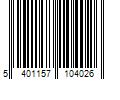 Barcode Image for UPC code 5401157104026