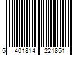 Barcode Image for UPC code 5401814221851