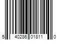 Barcode Image for UPC code 540286018110