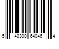 Barcode Image for UPC code 540300640464