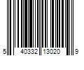 Barcode Image for UPC code 540332130209