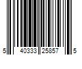 Barcode Image for UPC code 540333258575