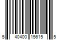 Barcode Image for UPC code 540400156155