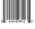 Barcode Image for UPC code 540424960035