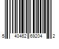 Barcode Image for UPC code 540462692042