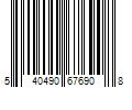 Barcode Image for UPC code 540490676908