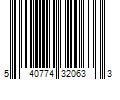 Barcode Image for UPC code 540774320633