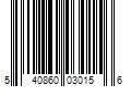 Barcode Image for UPC code 540860030156