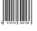 Barcode Image for UPC code 5410018302136