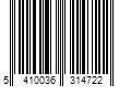 Barcode Image for UPC code 5410036314722