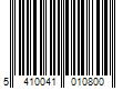 Barcode Image for UPC code 5410041010800