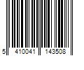 Barcode Image for UPC code 5410041143508