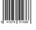 Barcode Image for UPC code 5410076514366