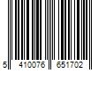 Barcode Image for UPC code 5410076651702