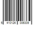 Barcode Image for UPC code 5410126006339