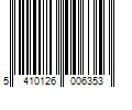 Barcode Image for UPC code 5410126006353