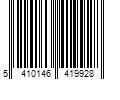 Barcode Image for UPC code 5410146419928