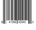 Barcode Image for UPC code 541058429400