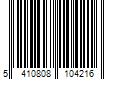 Barcode Image for UPC code 5410808104216