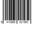 Barcode Image for UPC code 5410865421950