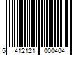 Barcode Image for UPC code 5412121000404