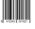 Barcode Image for UPC code 5412343001821