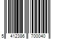 Barcode Image for UPC code 5412386700040