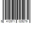 Barcode Image for UPC code 5412571025279