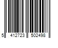 Barcode Image for UPC code 5412723502498