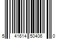 Barcode Image for UPC code 541614504060