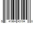 Barcode Image for UPC code 541964431948