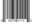 Barcode Image for UPC code 542075011142