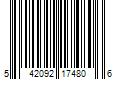 Barcode Image for UPC code 542092174806