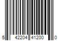 Barcode Image for UPC code 542204412000