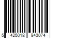 Barcode Image for UPC code 5425018943074