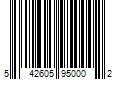 Barcode Image for UPC code 542605950002