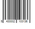 Barcode Image for UPC code 5430002103136