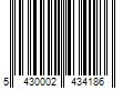 Barcode Image for UPC code 5430002434186