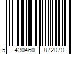 Barcode Image for UPC code 5430460872070