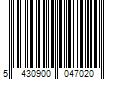 Barcode Image for UPC code 5430900047020