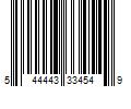 Barcode Image for UPC code 544443334549